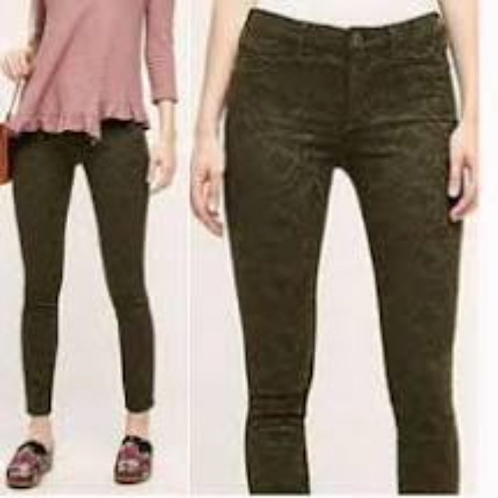 Anthro pilcro and the letterpress jacquard jeans